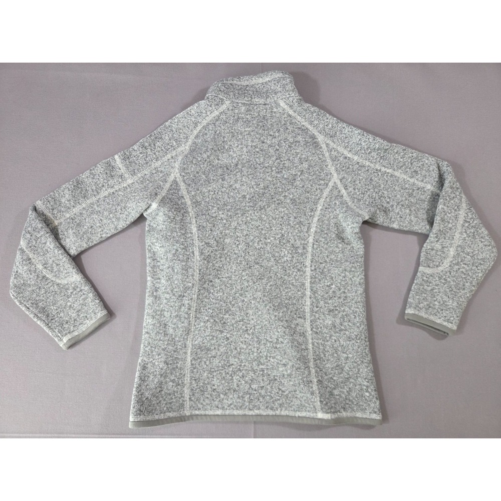 Patagonia Sweatshirt Youth Extra Large 14 Heather Gray Outdoor Fleece Sweater - Picture 2 of 6
